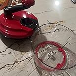 Multi-Functional Manual Food Processor,8 Cup Hand-powered Crank Choppe